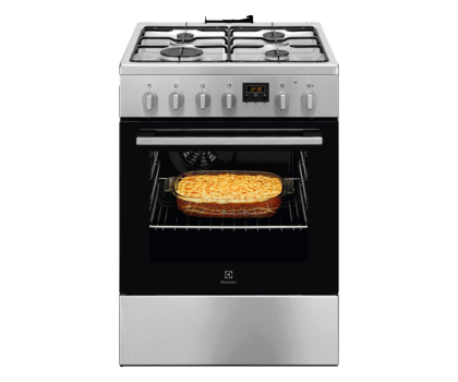 Kuchenka gazowo-elektryczna ELECTROLUX LKK660222X Termoobieg, SteamBake, AquaClean, 60cm